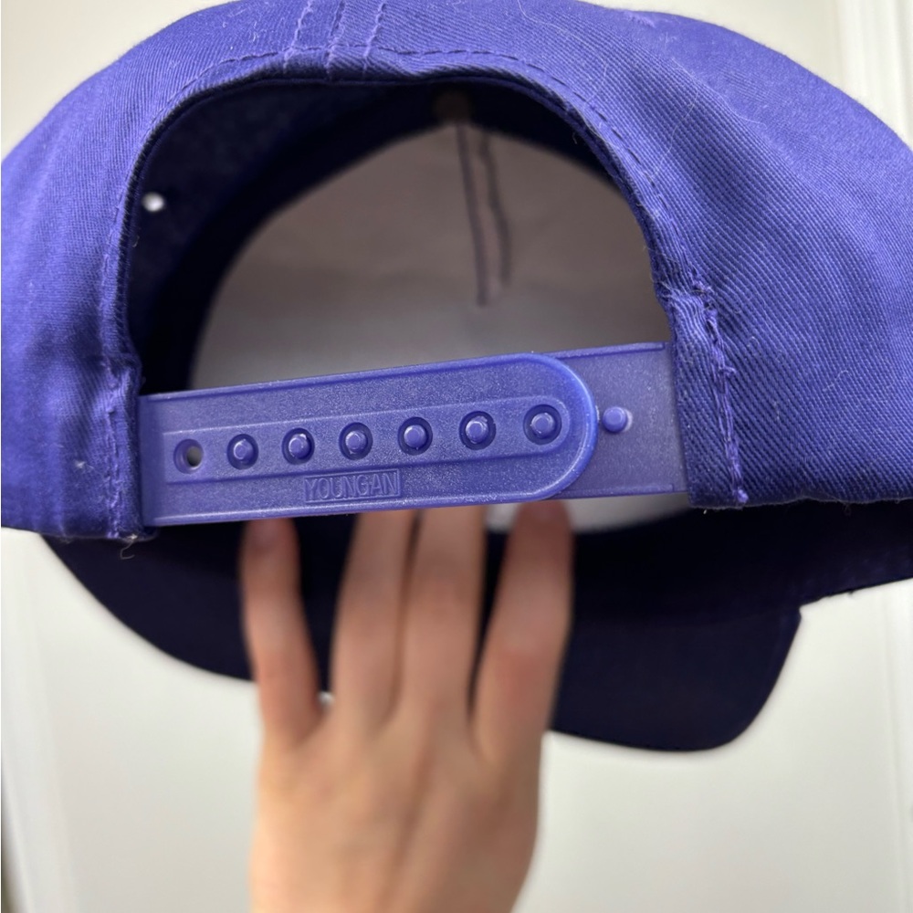 Vintage 90s colorado rockies purple snapback hat - Picture 6 of 9